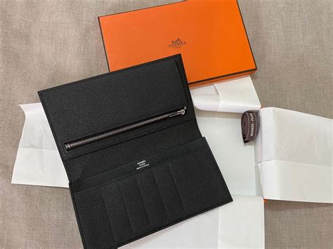 hermes long wallet twill